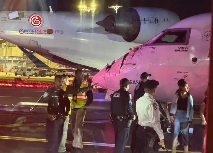 New York LaGuardia’da İki Delta Uçağı Çarpıştı