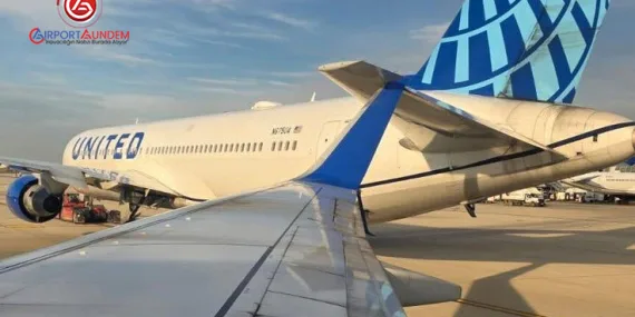 O’Hare’da uçak kanadı diğer uçağa çarptı