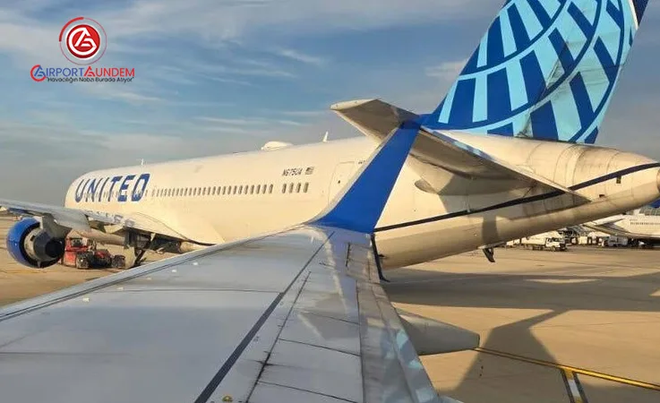 O’Hare’da uçak kanadı diğer uçağa çarptı