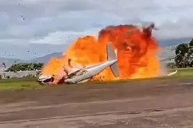 Venezuela’da Uçak Faciası. Kalkıştan Hemen Sonra Düştü