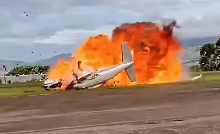 Venezuela’da Uçak Faciası. Kalkıştan Hemen Sonra Düştü