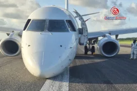 Sky High Dominicana Uçağı Burnu Pistte Kaldı