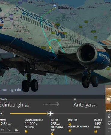 SunExpress’in İskoçya–Antalya Uçağı Frankfurt’a Acil İniş Yaptı!