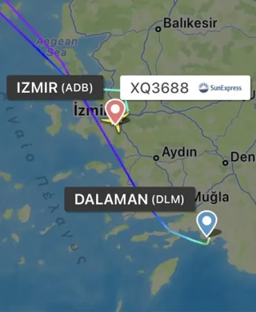 Uçakta Şüpheli Durum: SunExpress Pilotu İzmir’e Döndü!