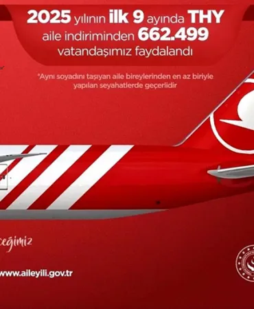 THY Aile İndirimiyle 662 Bin Vatandaş Uçtu!