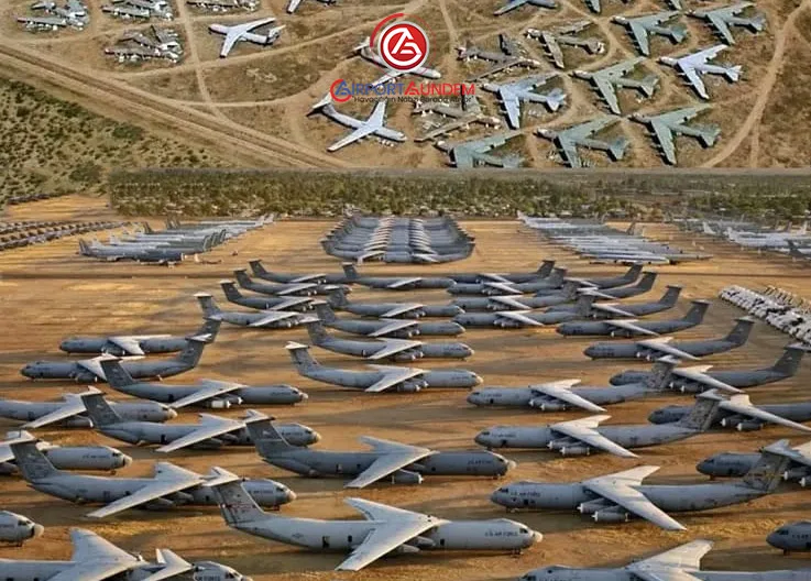 ABD’nin 35 milyar dolarlık filosu, çölün ortasında korunuyor