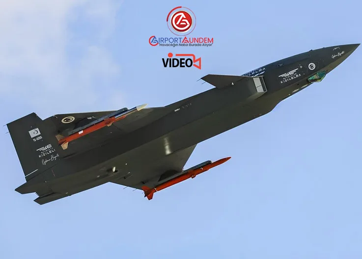 Milli İnsansız Savaş Uçağı KIZILELMA F-16’yı Kilitledi