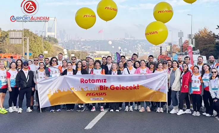 Pegasus Hava Yolları, 47. İstanbul Maratonu’nda Türk Eğitim Vakfı İçin Koştu