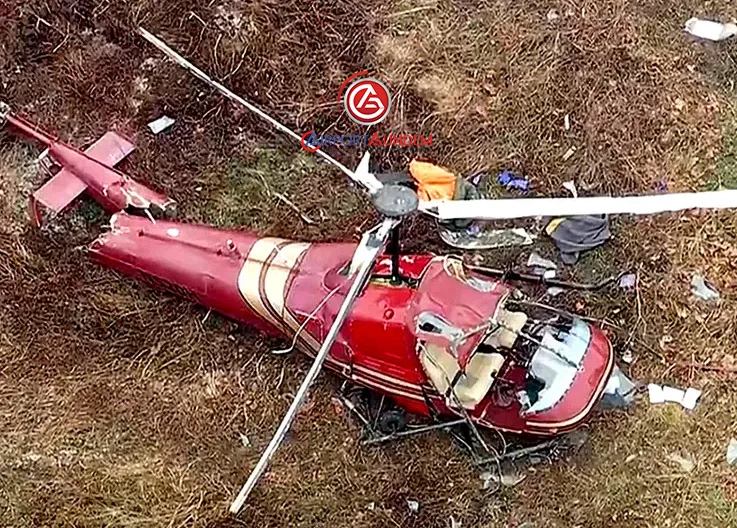 ABD New Jersey’de İki Helikopter Havada Çarpıştı