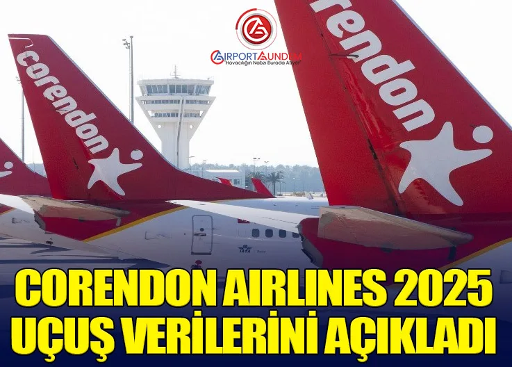 Corendon Airlines 2025 uçuş verilerini açıkladı