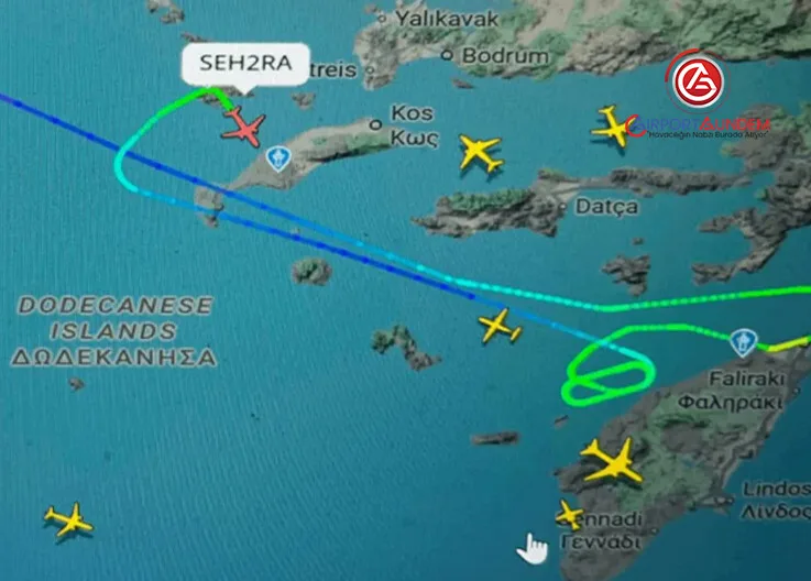 Ege’de Fırtına: Yolcu Uçağı Alternatif Meydana İndi