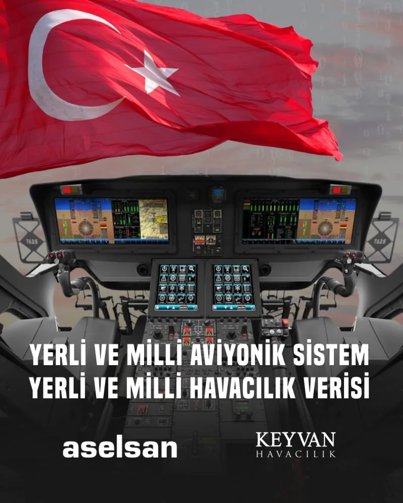 KEYVAN Havacılık Verileri ASELSAN Aviyoniklerinde Kullanılmaya Başlandı