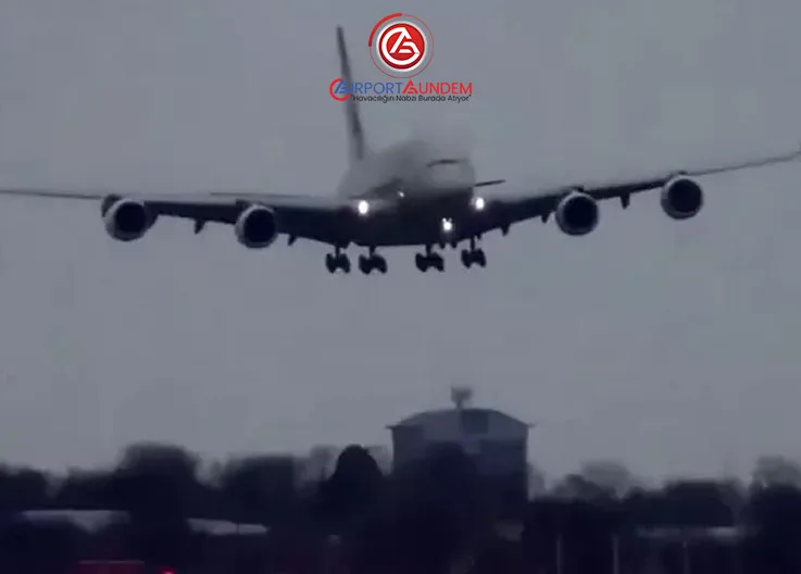 PSG Uçağı İnişte Yan Yattı! Pilotun Son Saniye Hamlesi Krizi Önledi