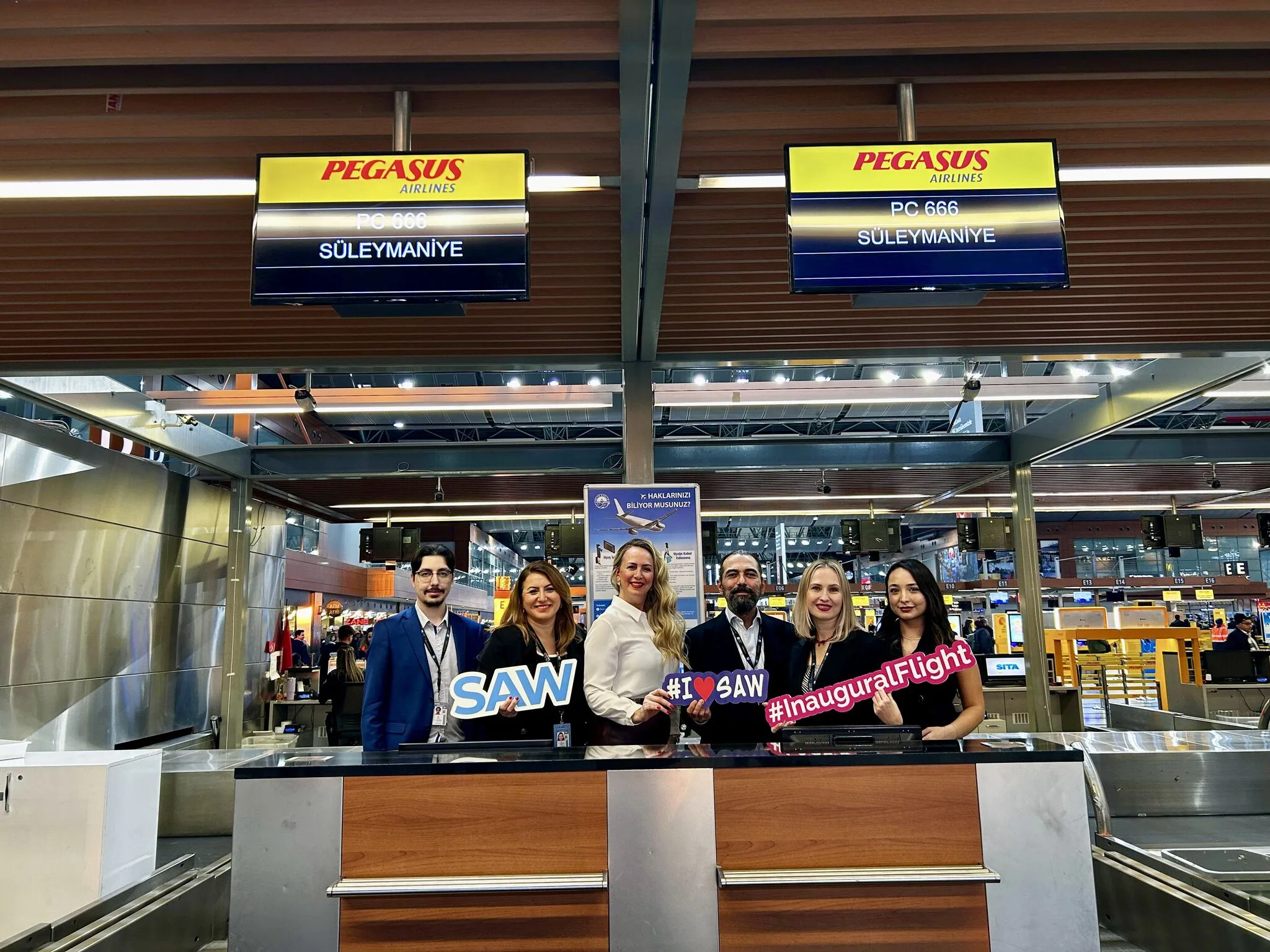 Pegasus, Sabiha Gökçen’den Süleymaniye’ye Uçmaya Başladı 2 Havacılık Haberleri Pegasus Pegasus, Sabiha Gökçen’den Süleymaniye’ye Uçmaya Başladı