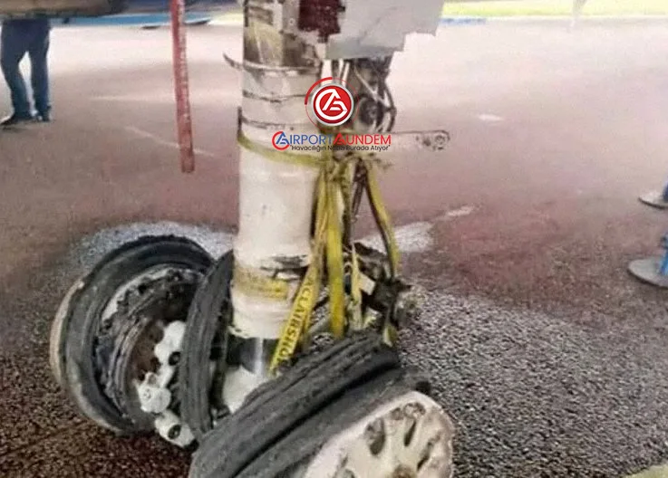 Serve Air Uçağında Kalkış Sırasında Lastik Patladı
