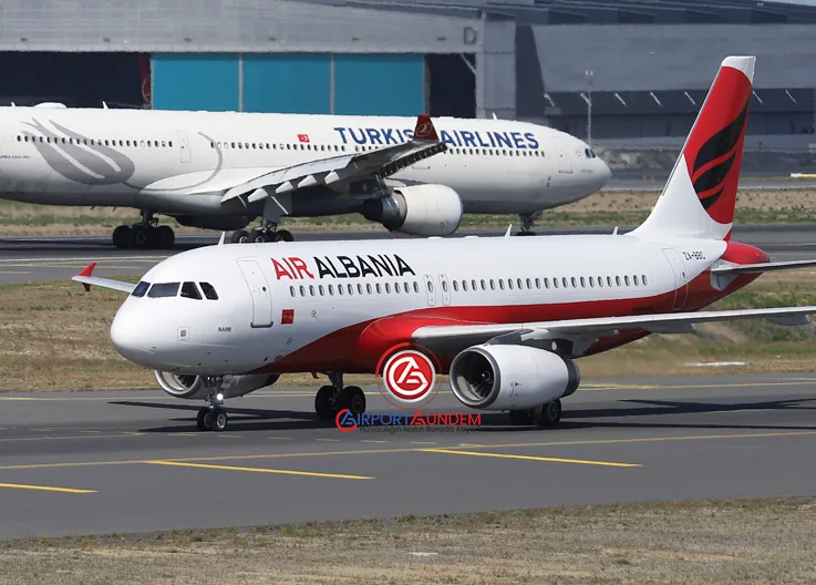 THY uçağı Arnavutluk’a hibe edildi
