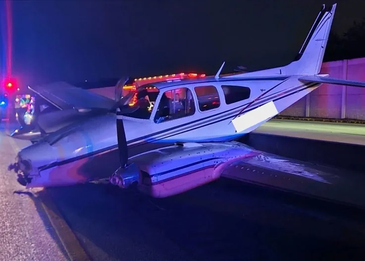 İşe Dönüş Saatinde Dehşet: Beechcraft 55 Otoyolda Araca Çarptı