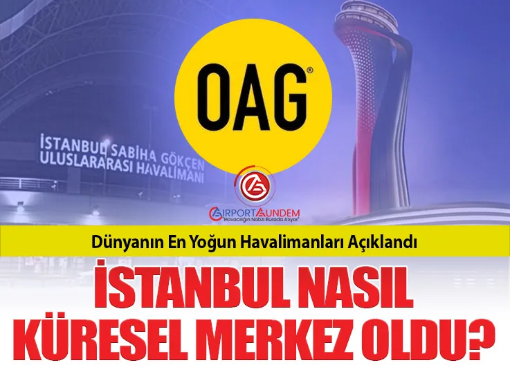 Dünyanın En Yoğun Havalimanları Açıklandı. İstanbul Nasıl Küresel Merkez Oldu?