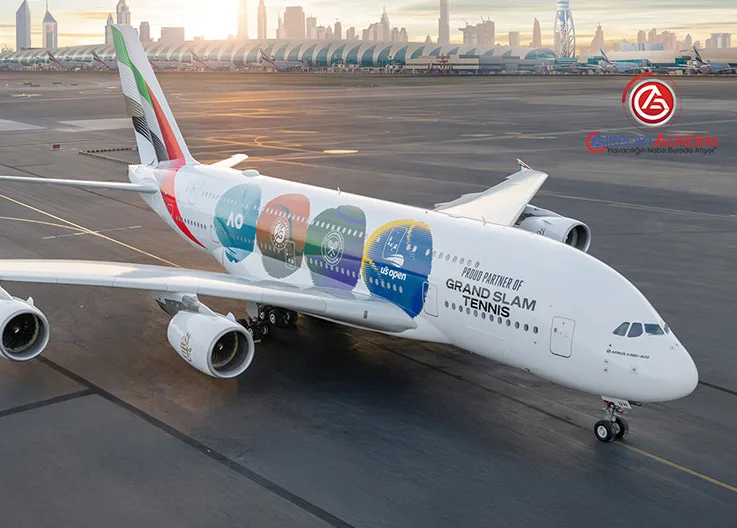 Emirates, Tenisi Gökyüzüne Taşıdı: Grand Slam A380 Tanıtıldı