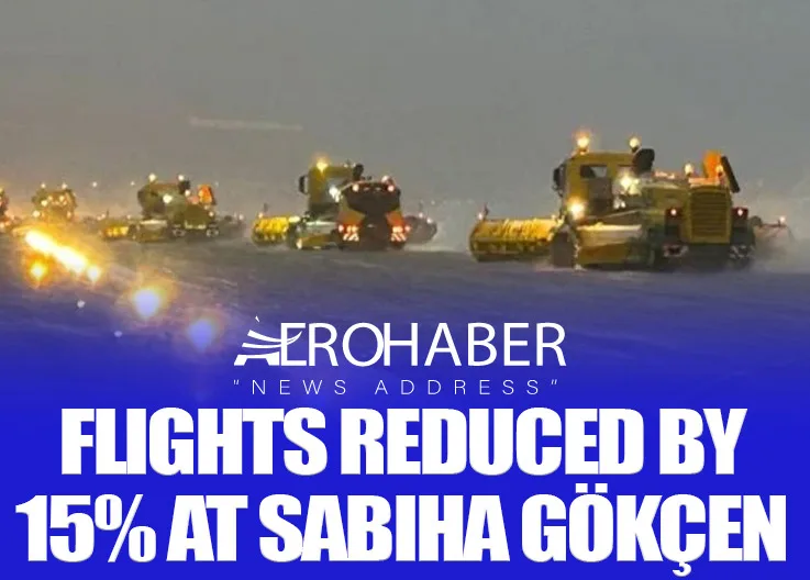 Sabiha Gökçen’de Uçuşlar Yüzde 15 Azaltıldı