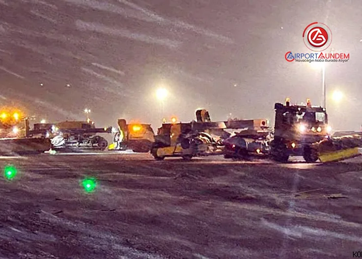 HEAŞ’tan Sabiha Gökçen’de 7/24 Kar Mesaisi