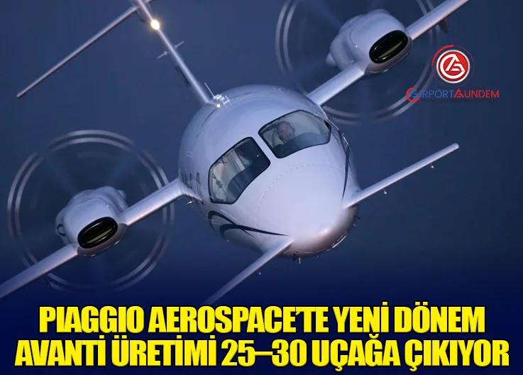 Piaggio Aerospace’te Yeni Dönem: Avanti Üretimi 25–30 Uçağa Çıkıyor