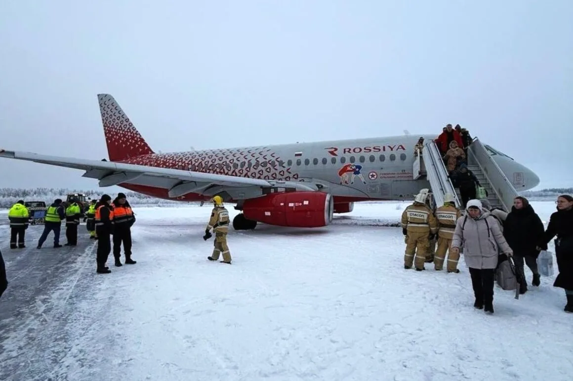 Rossiya Airlines Uçağı İnişte Pisten Çıktı!