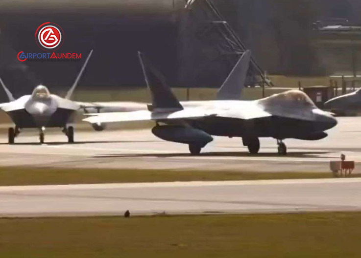 ABD’ye Ait 12 F-22 Raptor İsrail’e Konuşlandırıldı