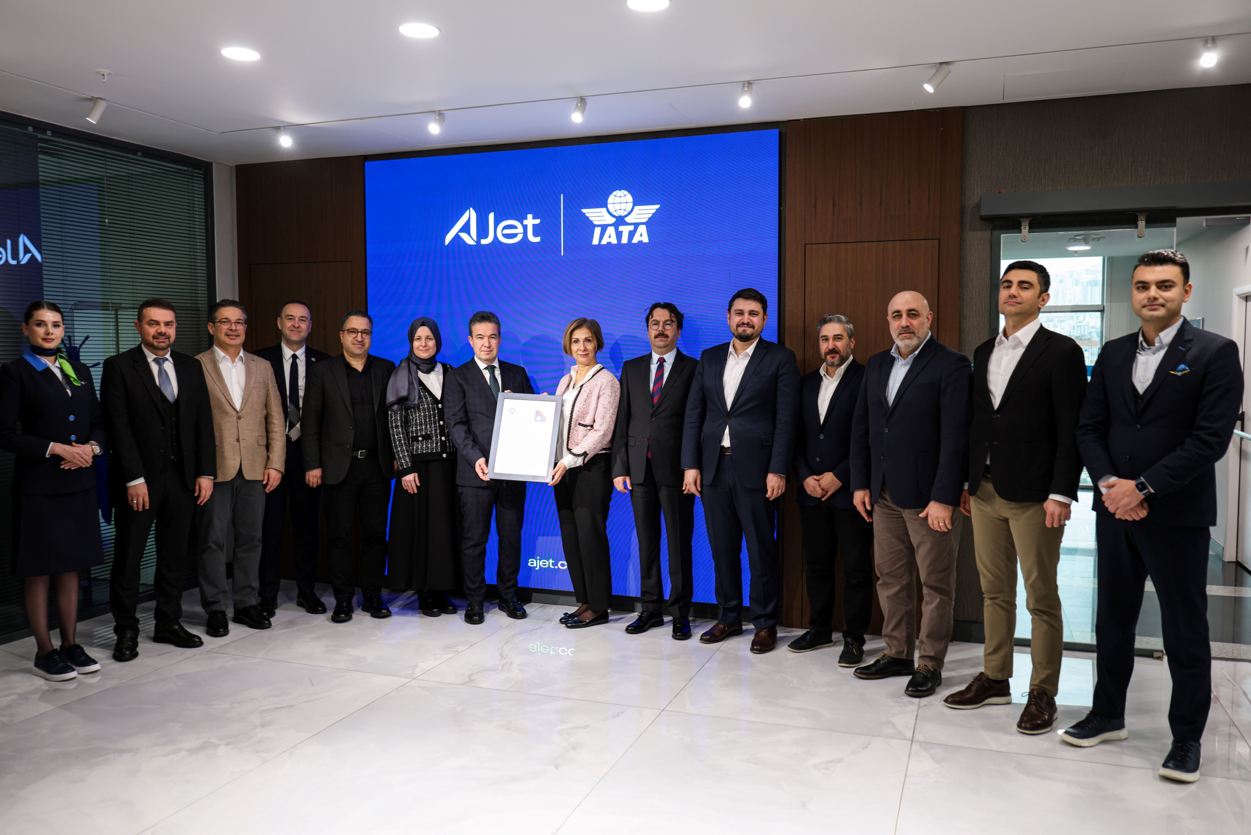 IATA Sertifikası AJet’e Verildi