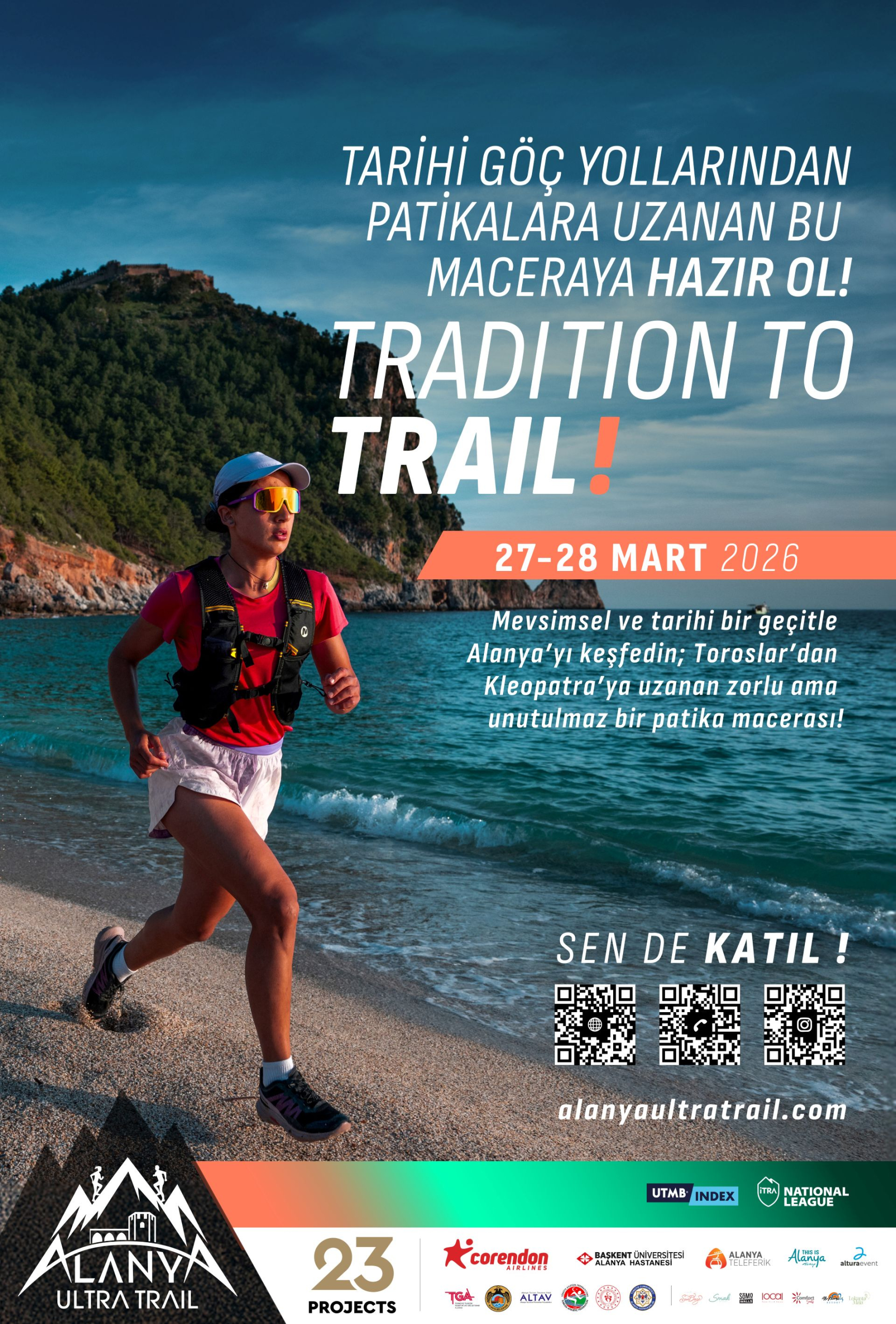 Corendon Airlines Sponsorluğunda Alanya Ultra Trail 27 Mart’ta