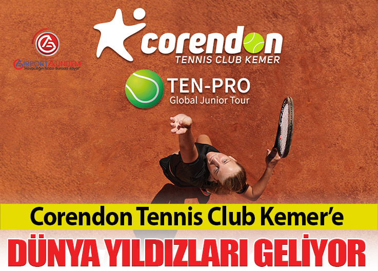 Corendon Tennis Club Kemer’e Dünya Yıldızları Geliyor