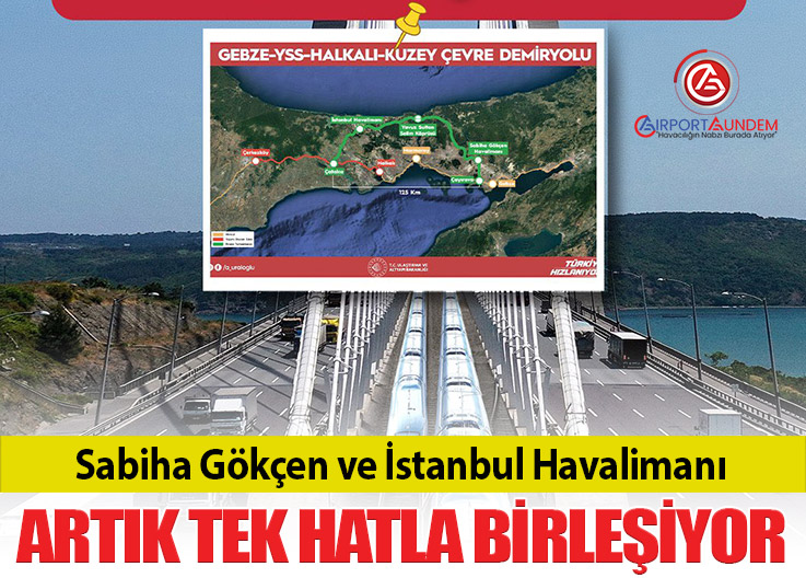 Gebze–Çatalca Arasında Demiryolu ile Havalimanları Buluşuyor