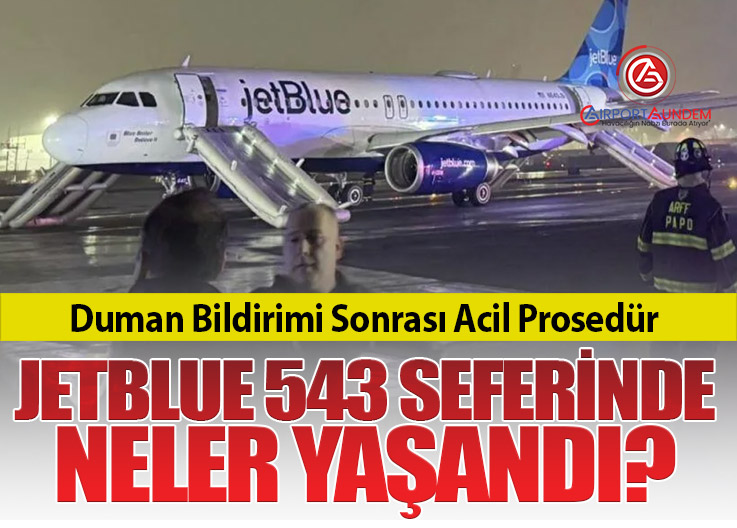JetBlue Uçağı Newark’a Acil Döndü: Motor Arızası Sonrası Tahliye