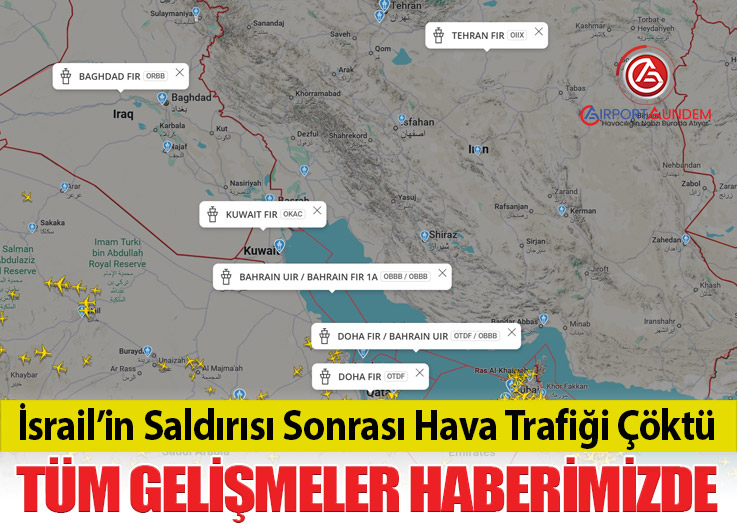 Körfez’de Hava Sahaları Peş Peşe Kapandı, THY Uçuşları Durdurdu