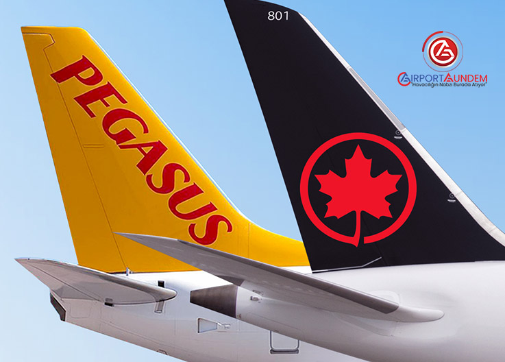 Pegasus ve Air Canada Türkiye–Kuzey Amerika Hattını Güçlendirdi
