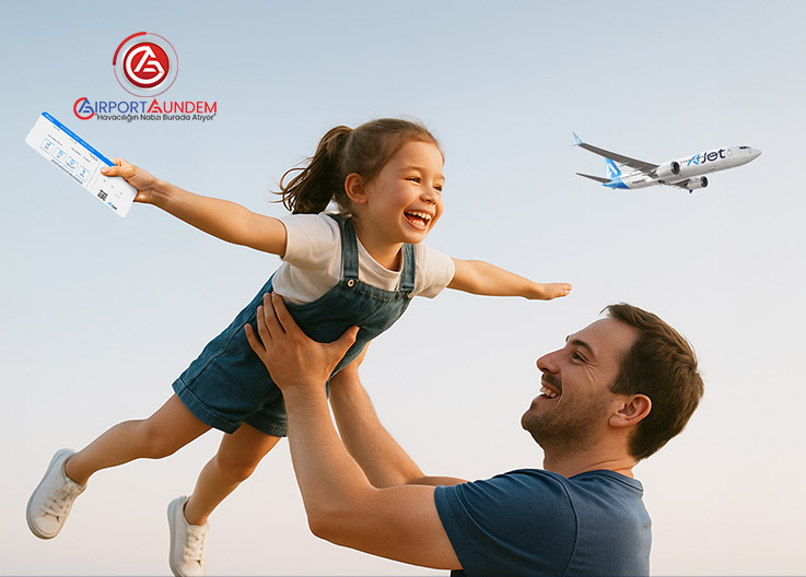 AJet’ten Yaz Kampanyası: Çocuklara Yurt Dışı Uçuşlarda %30’a Varan İndirim