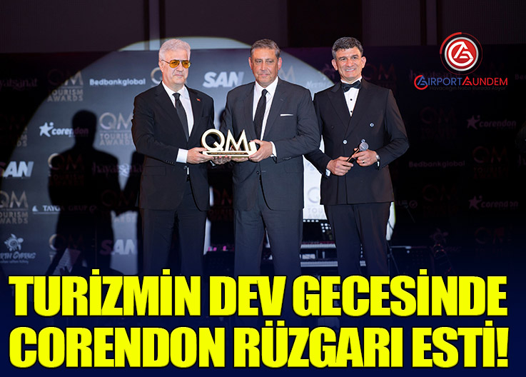 Corendon Turizm Grubu QM Awards’ta İki Ödül Kazandı