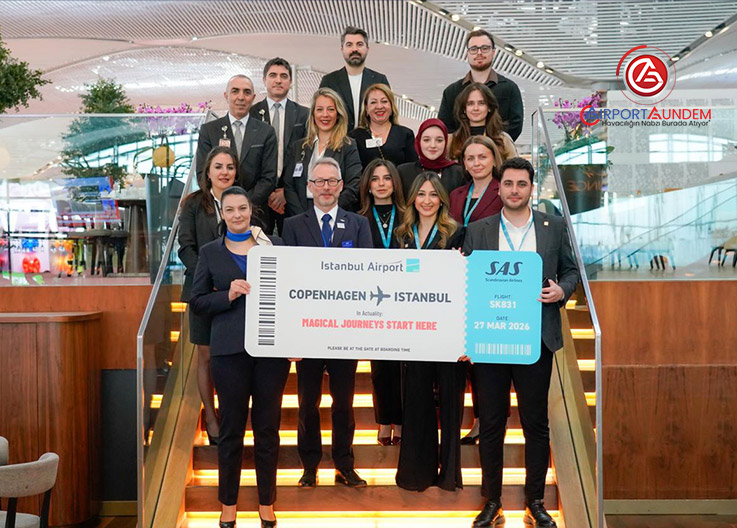 İGA İstanbul Havalimanı ve Scandinavian Airlines’tan Kopenhag-İstanbul Hattı