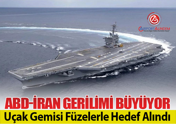 İran Ordusu ABD Uçak Gemisini Füzelerle Hedef Aldığını Açıkladı
