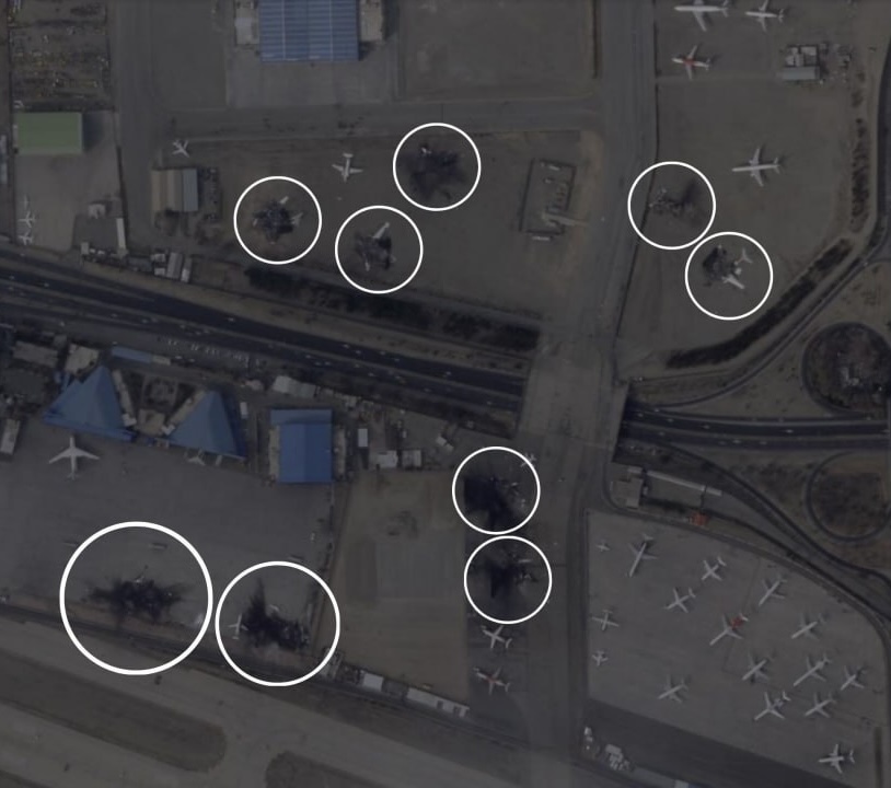 Mehrabad Havalimanı’na saldırı: 16 uçak imha edildi