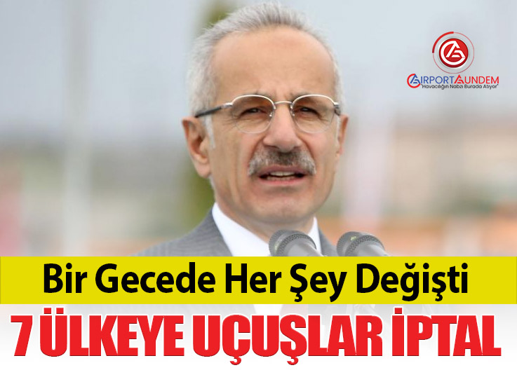 Orta Doğu’da Hava Sahaları Kapandı: Türkiye’den 7 Ülkeye Uçuşlar Durduruldu