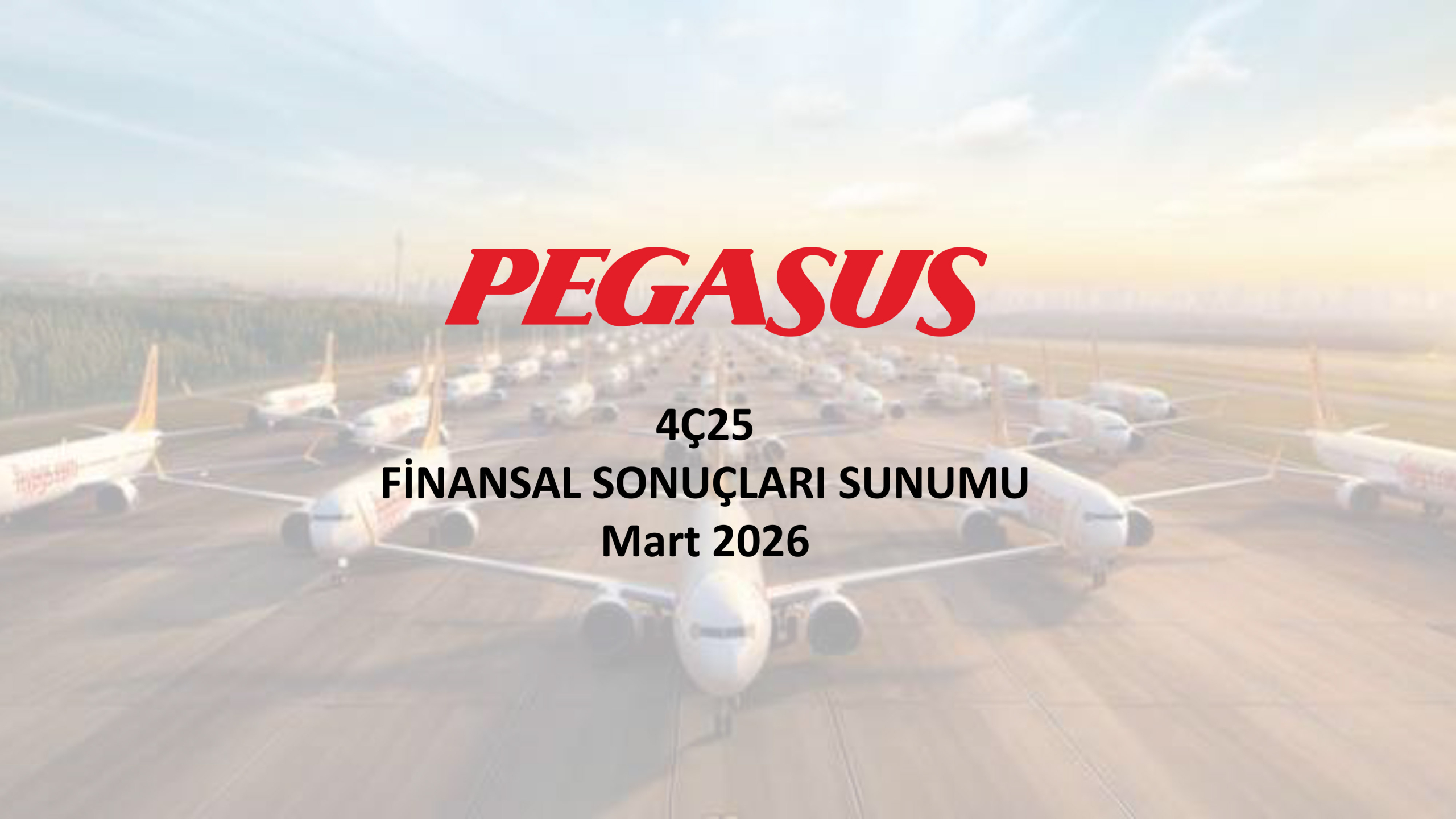 Pegasus Airlines 2025 Finansallarında Yolcu Trafiği %19 Büyüdü