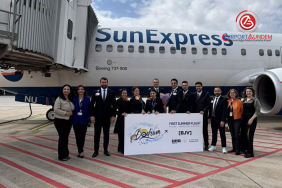 SunExpress Milas-Bodrum Havalimanı’nda Yaz Sezonu Frankfurt Uçuşuyla Açıldı
