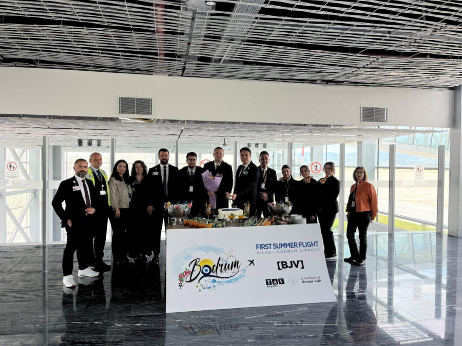 SunExpress Milas-Bodrum Havalimanı’nda Yaz Sezonu Frankfurt Uçuşuyla Açıldı