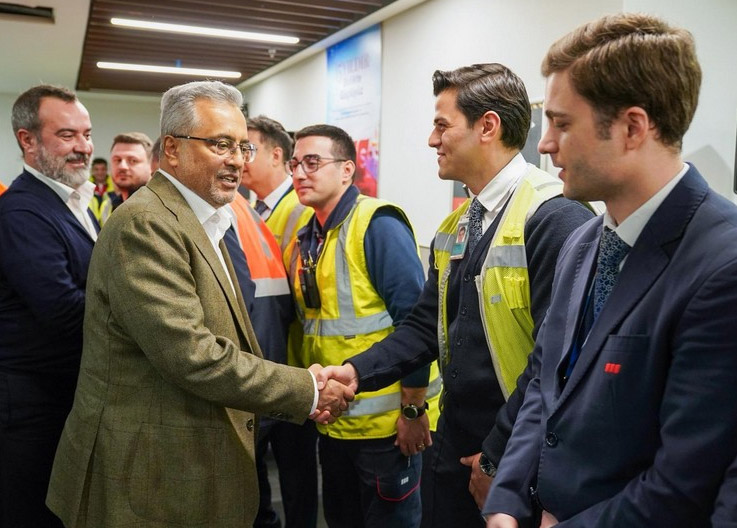 Ahmet Bolat Sahaya İndi! TGS Ekipleriyle Bayramlaştı