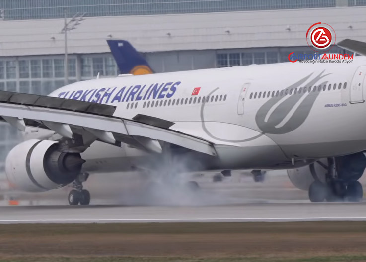 THY Uçağı Münih’te Sert Fren Yaptı – Hidrolik Arıza Şüphesi