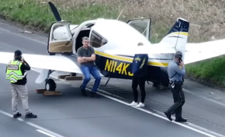 ABD’de Otoyola Zorunlu İniş: Pilot Facianın Eşiğinden Döndü