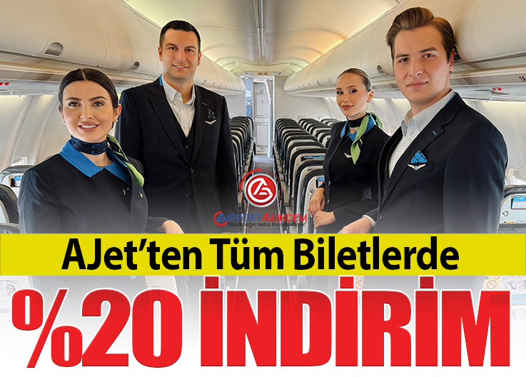 AJet’ten 2. Yıl Kutlamasına Özel Yurt İçi Bilet Kampanyası