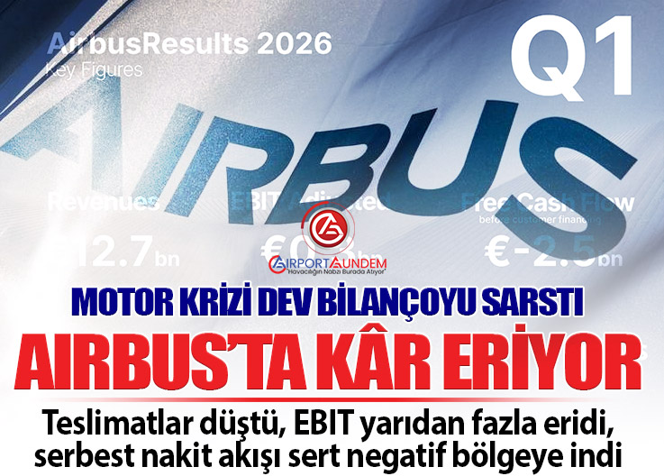 Airbus 2026 İlk Çeyrekte Kâr ve Nakit Akışında Sert Düşüş Yaşadı