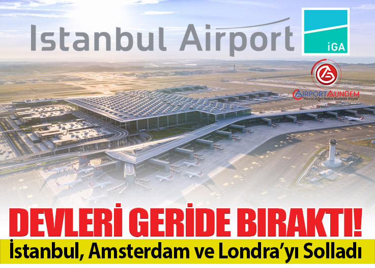 Avrupa’da Lider İstanbul Havalimanı Oldu